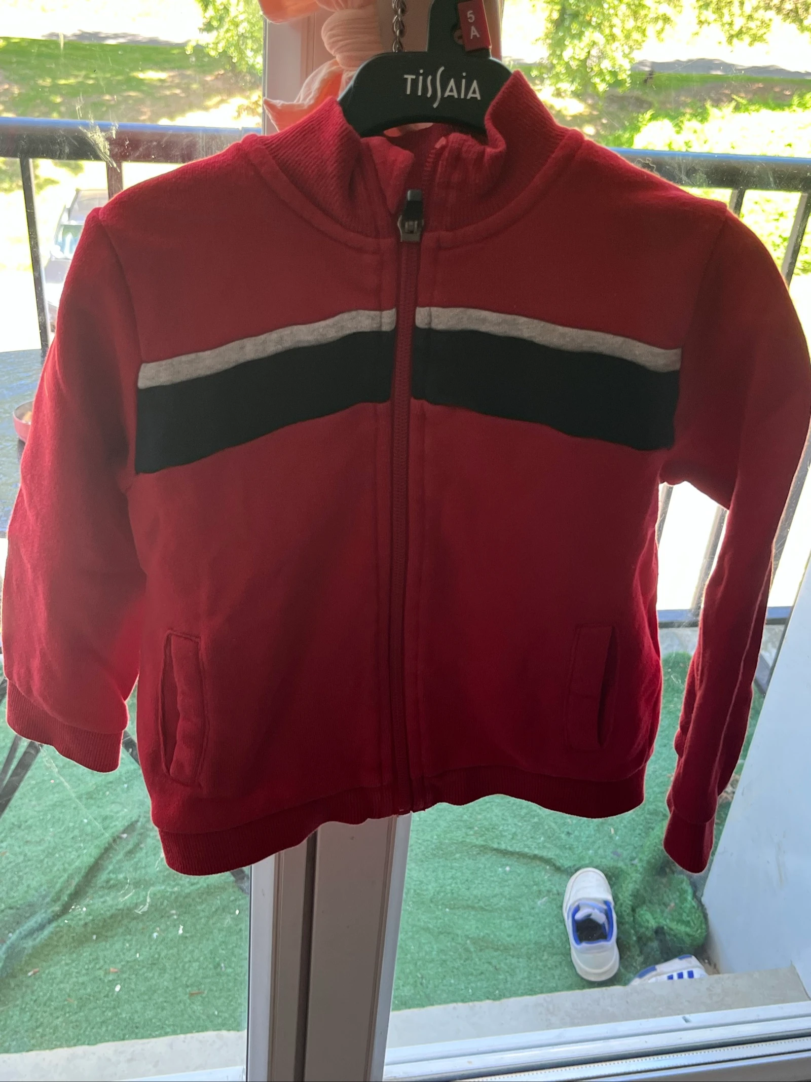 Gilet zippé sport rouge Kiabi 3 ans (3A) - Très bon état 